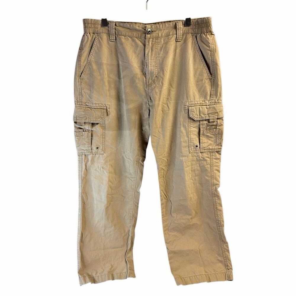 RedHead 38x30 Khaki Cargo Pants Outdoor Utility Workwear Gorpcore -Flawed
